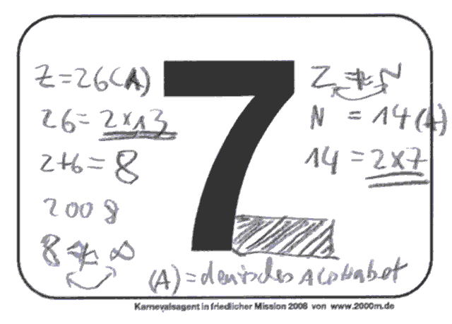 Die Formel f&uuml;r den Karneval 2008 