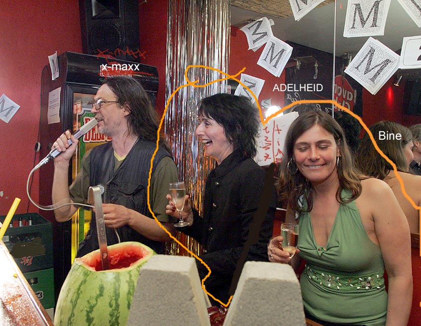 Bine und Adelheid bei der Melonen Preis Verleihung 2005