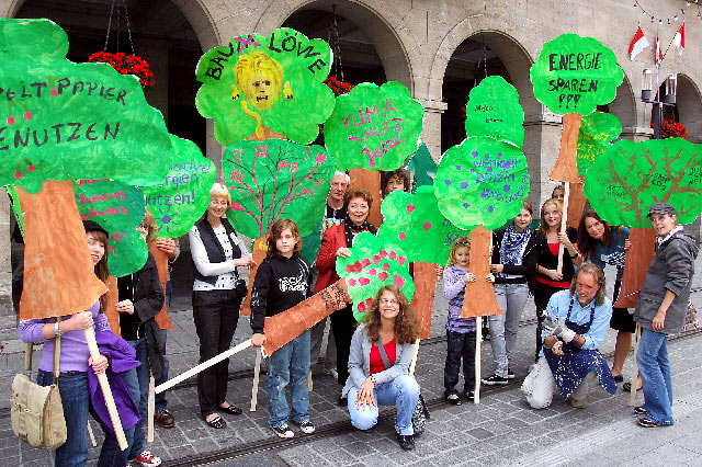 Bauml&ouml;wen in Neuss