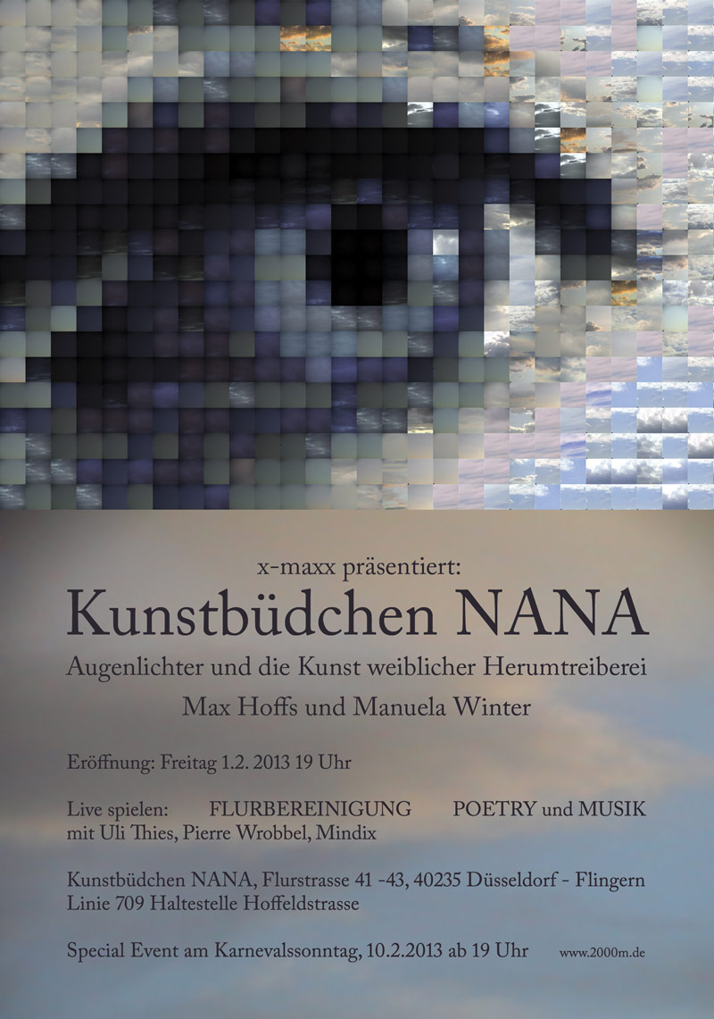 Er&ouml;ffnung des Kunstb&uuml;dchen Nana - Einladung - klick f&uuml;r mehr info