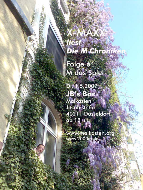 Teil 6 der Lesungen aus den M Chroniken: M das Spiel