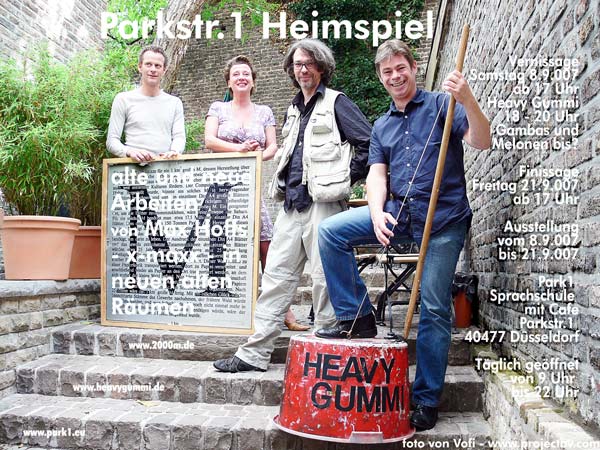 Ausstellung im Park 1  Sprachcafe - meinem alten Atelier