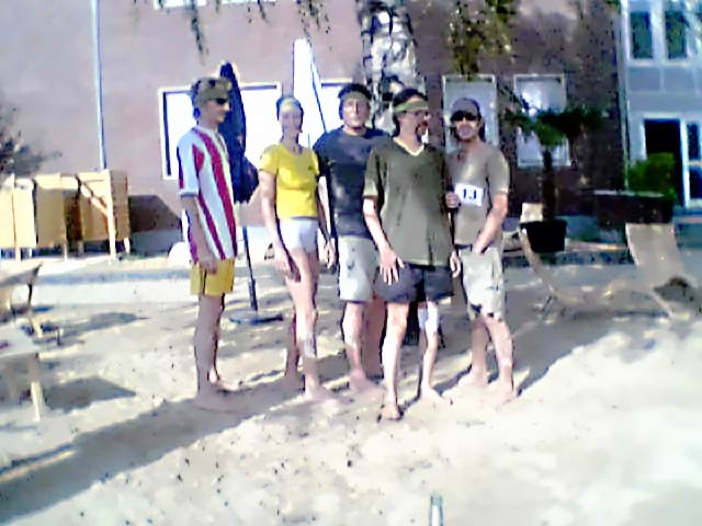 Hier sind wir, "SI O13" kurz vor unserem Viertelfinale