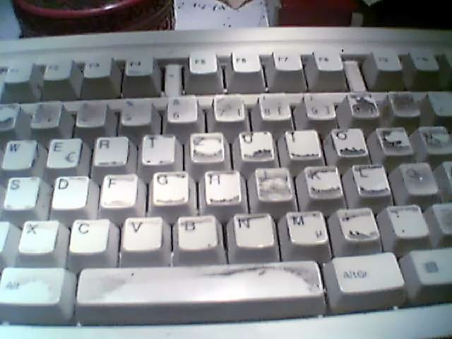 Dies ist tats&auml;chlich meine unglaublich dreckige Tatatur