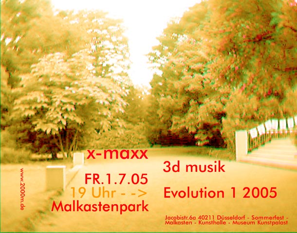 x-maxx live im Malkastenpark mit Evolution No 1 2005